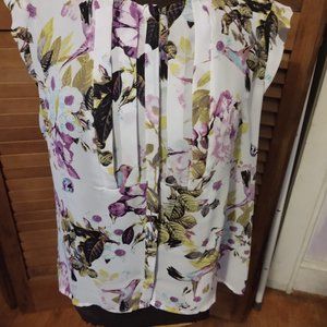 Worthington Flowered Tank Tunic